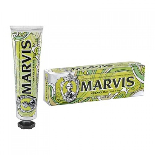 MARVIS玛尔仕薄荷牙膏下午茶系列全新上市意大利进口 奶盖抹茶 75ml